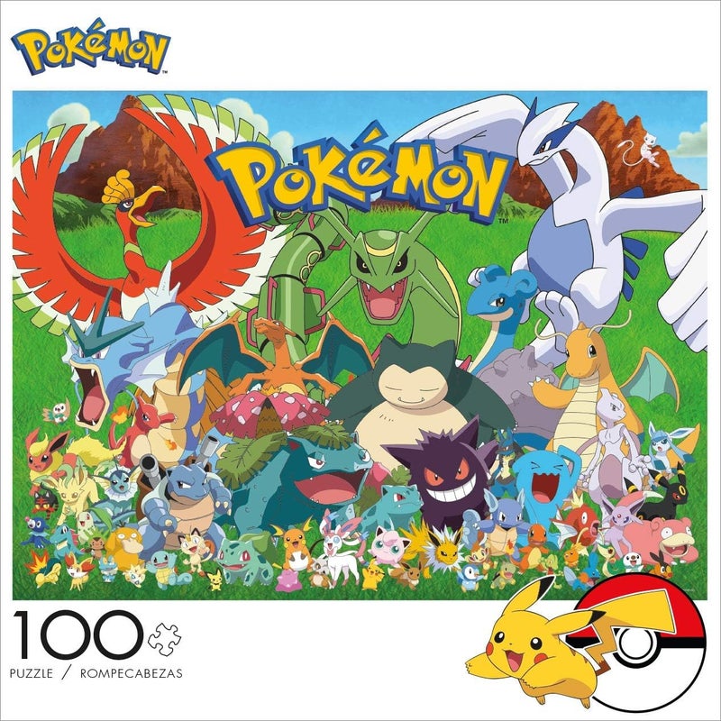 Buffalo Games - PokÃ©mon Fan Favorites - 100 Piece Jigsaw Puzzle for Families - Premium PokÃ©mon Puzzle for All Skill Levels - Finished Size 15.00 x 11.00 - Image 3
